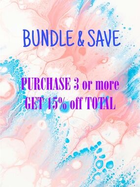 𝐁𝐔𝐍𝐃𝐋𝐄 & 𝐒𝐀𝐕𝐄
𝐁𝐔𝐘 𝟑 𝐎𝐑 𝐌𝐎𝐑𝐄 & 𝐆𝐄𝐓 𝟏𝟓% 𝐎𝐅𝐅 𝐓𝐎𝐓𝐀𝐋